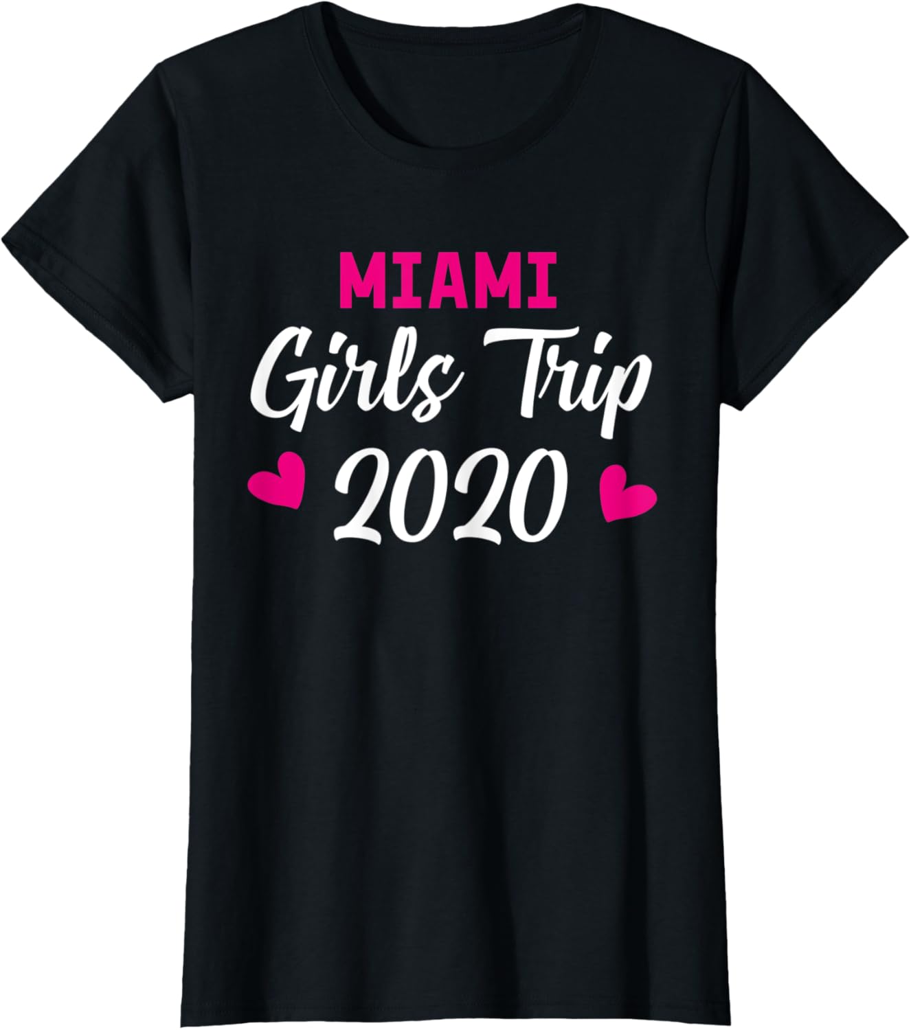 Womens Miami Girls Trip 2020 Tee Gift Bachelorette Farewell
