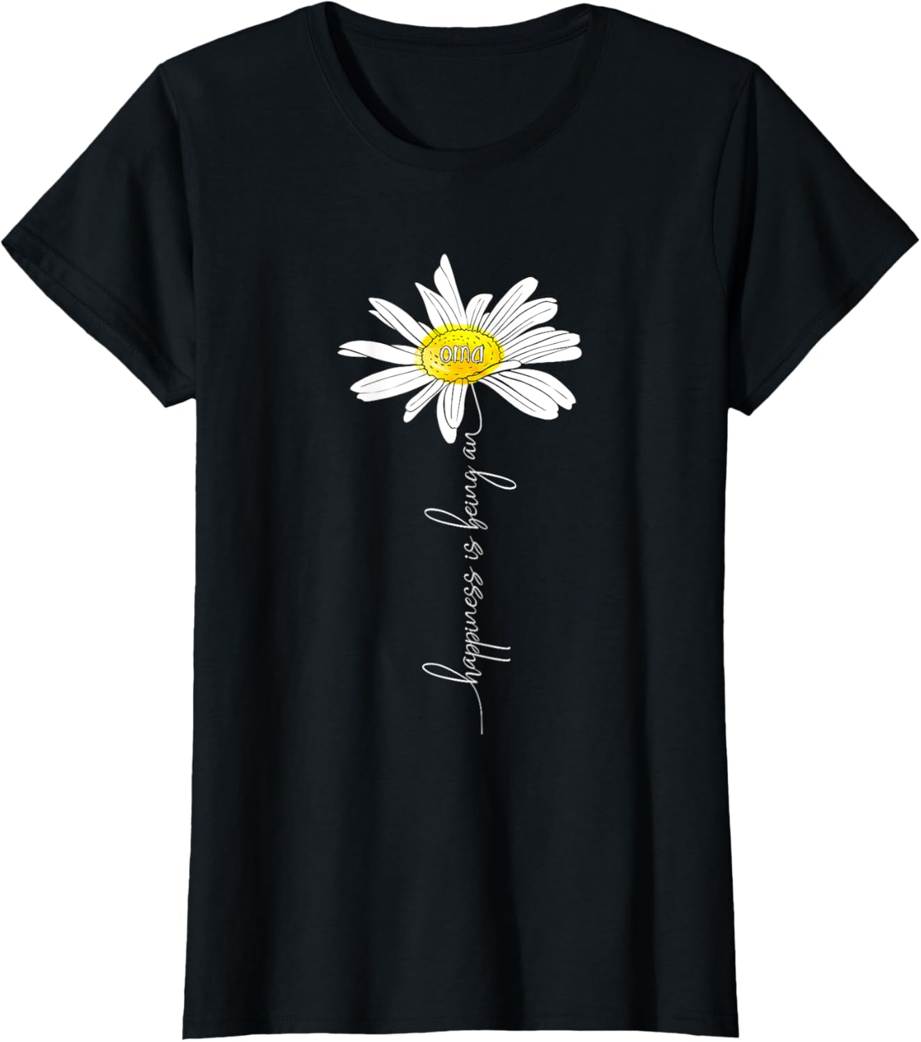 Happiness Is Being An Oma Daisy Tshirt Mother's Day Gifts