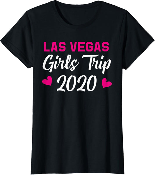 Womens Las Vegas Girls Trip 2020 Tee Gift Bachelorette Farewell