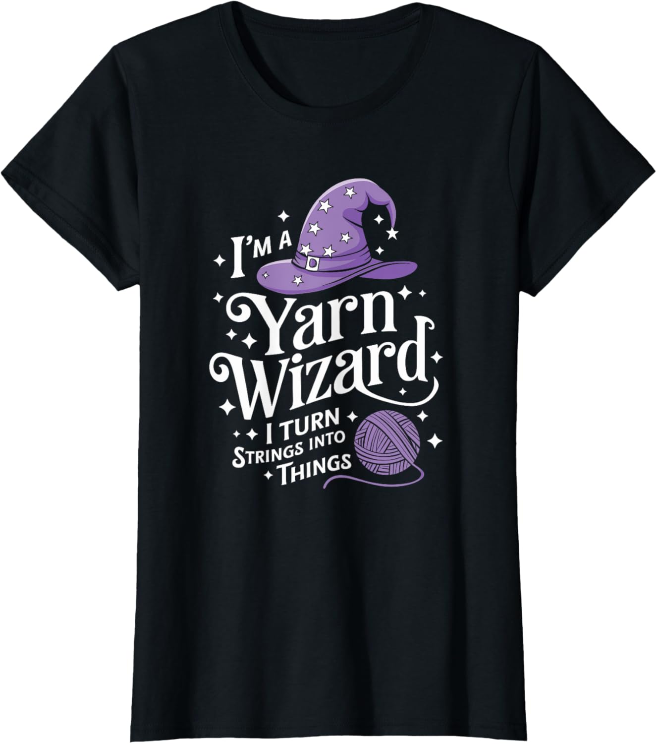 I'm A Yarn Wizard Knitting Graphic Women Love