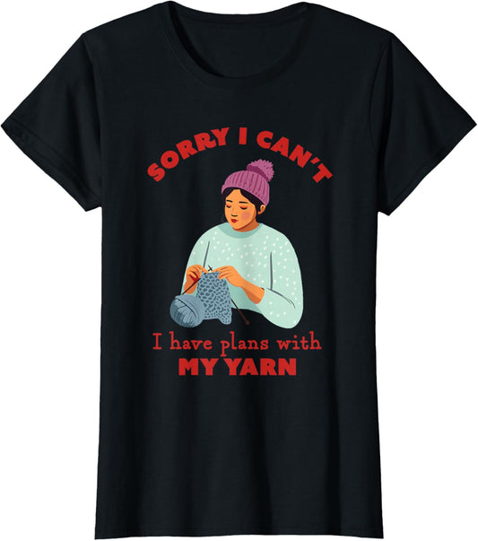 I have plans with my yarn Funny Knitting