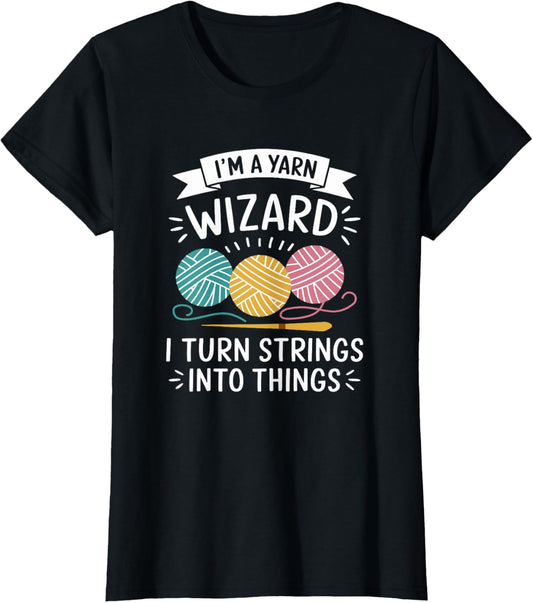 Knitting Magic Quote for Yarn Crafters