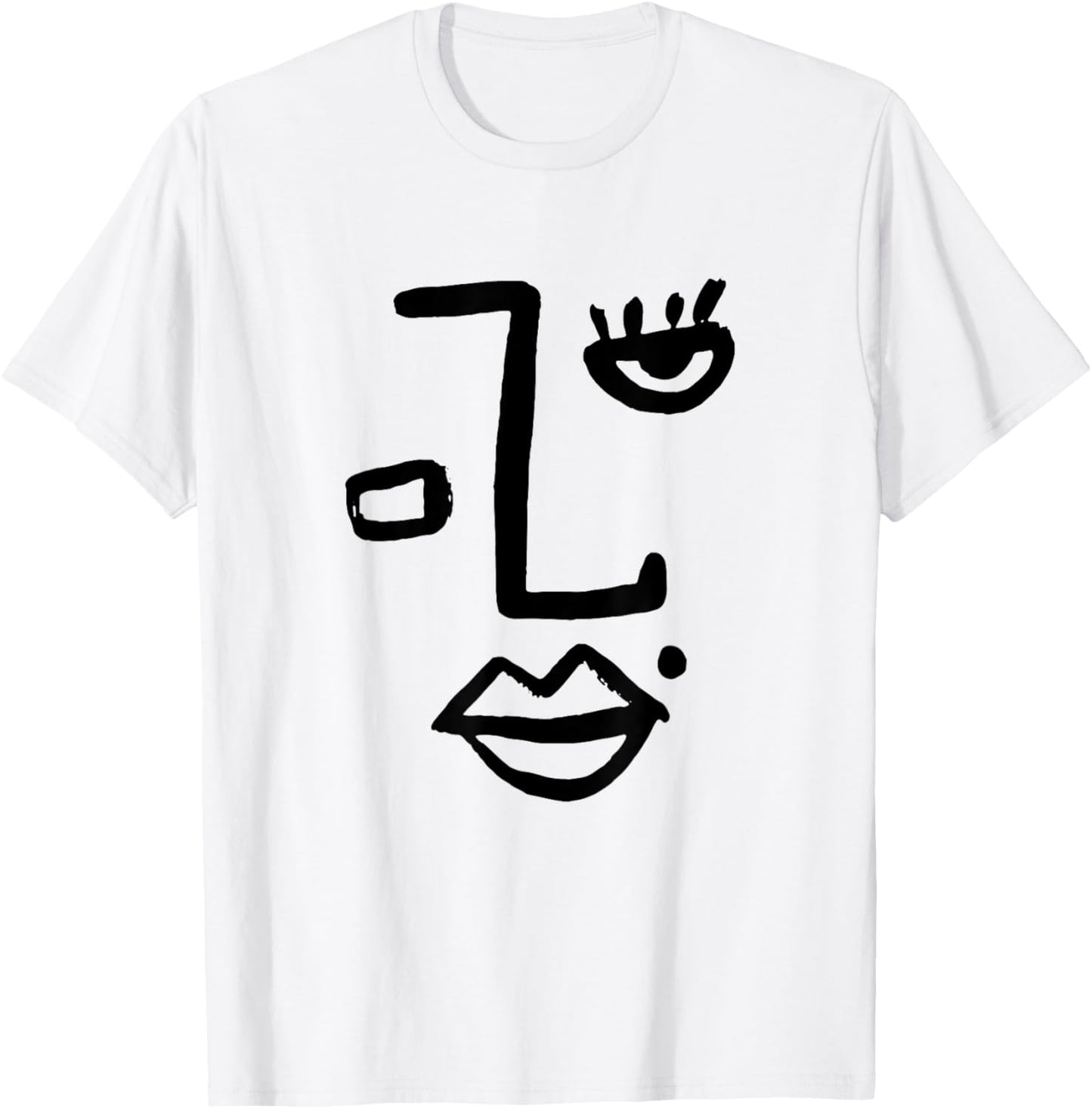 Minimalist Abstract Line Art Feminine Aesthetic Face