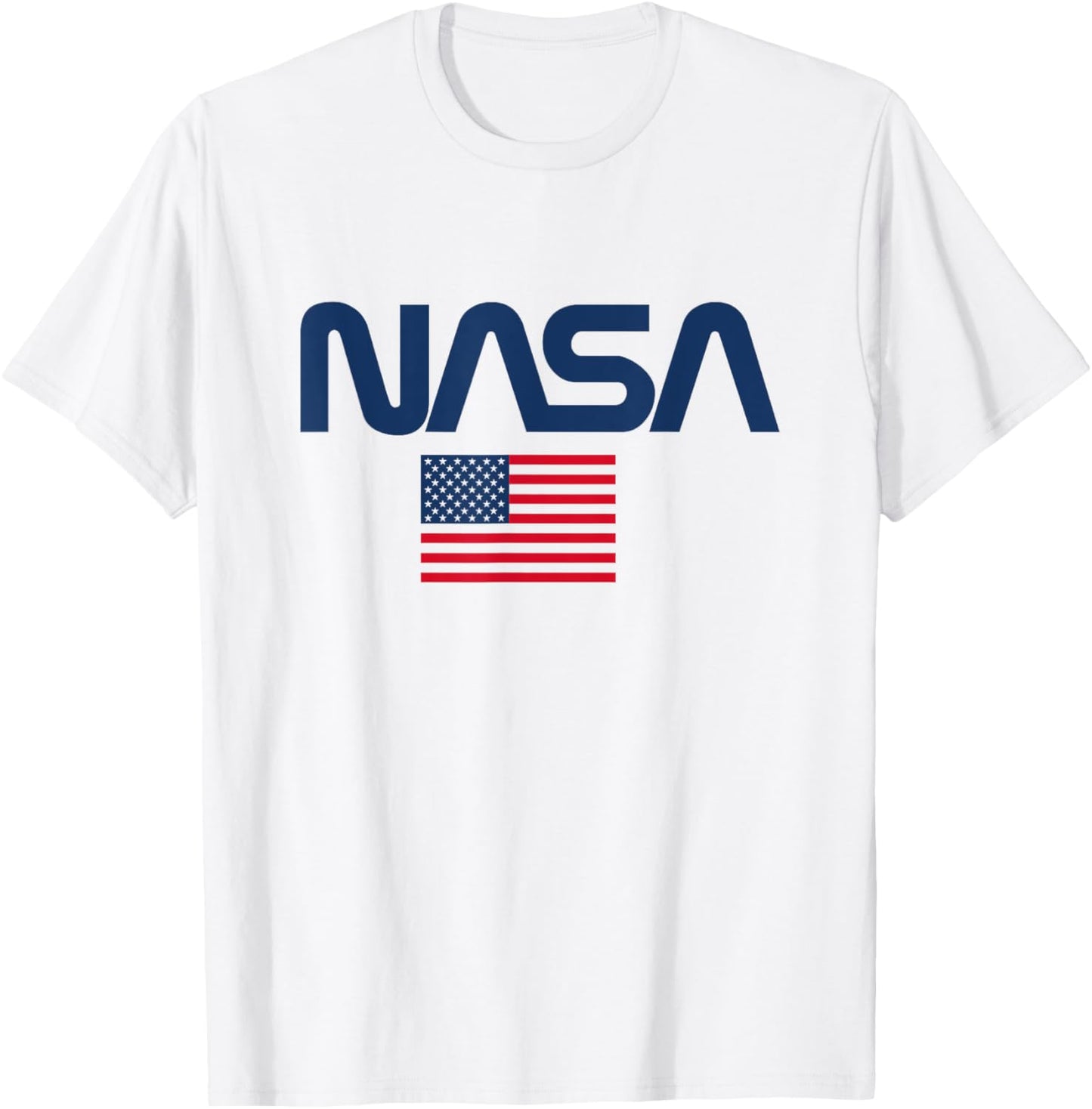 Nasa 4Th Of July American Flag Small Center Icon Logo