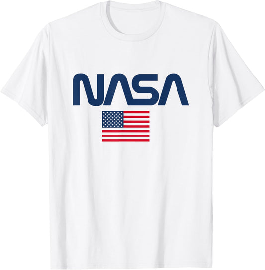 Nasa 4Th Of July American Flag Small Center Icon Logo