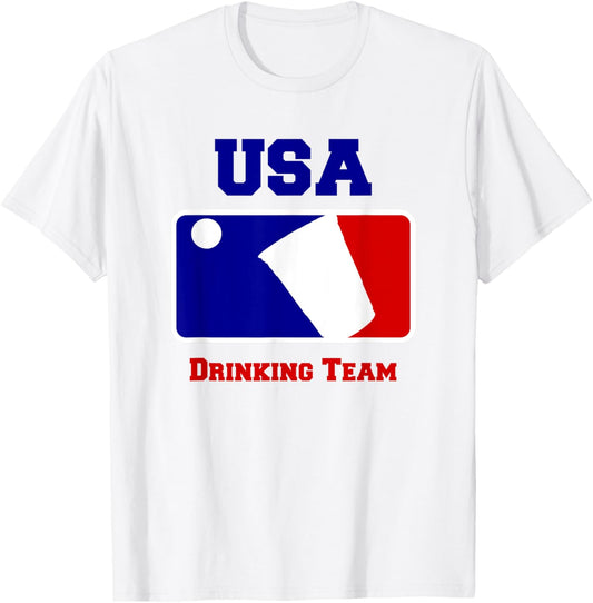Usa Drinking Team Funny Party Beer Pong Game