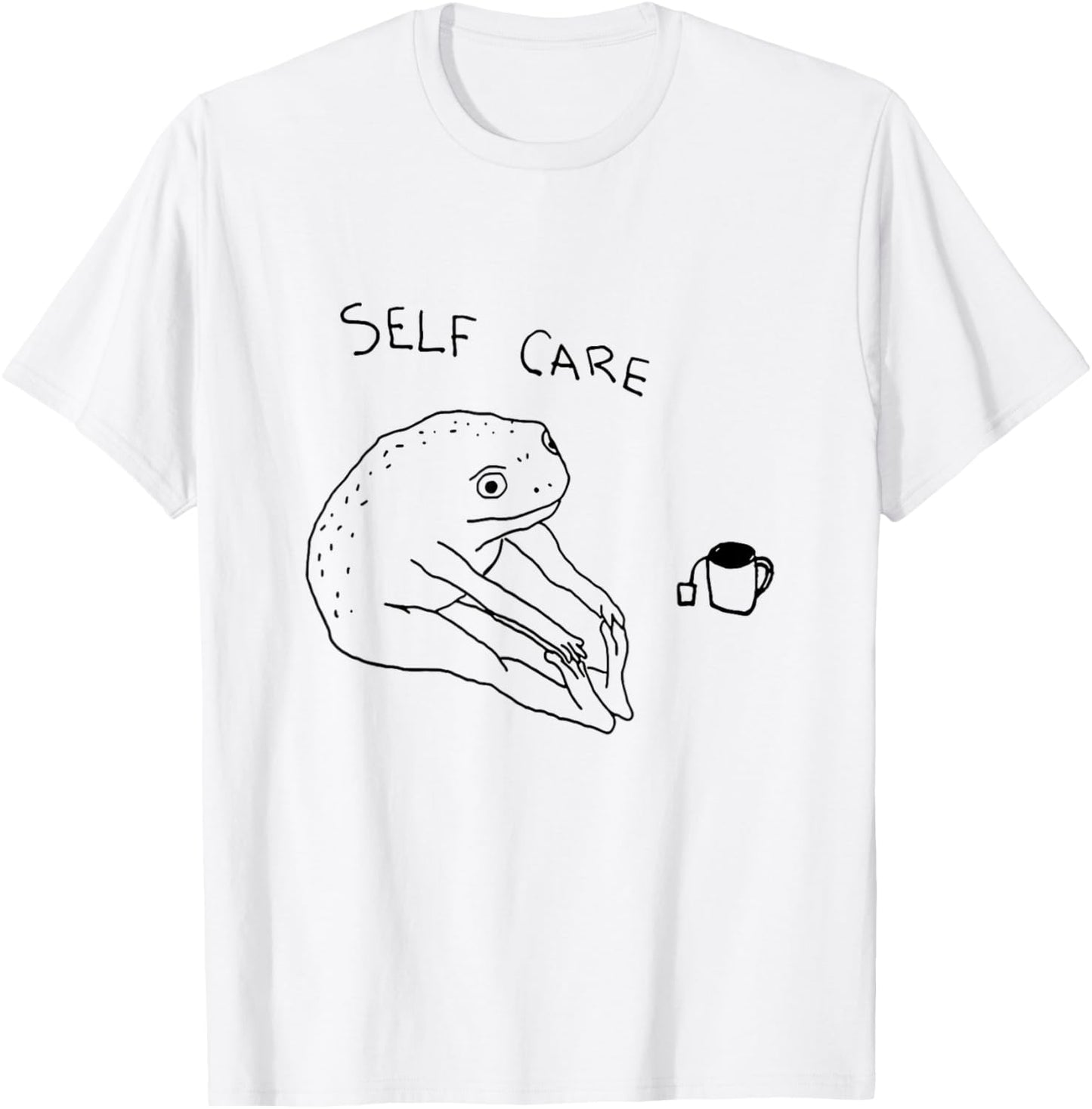 Self Care | Frog Drinking Tea