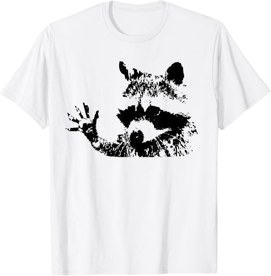 Waving Raccoon Cute Racoon Animal Troublemaker