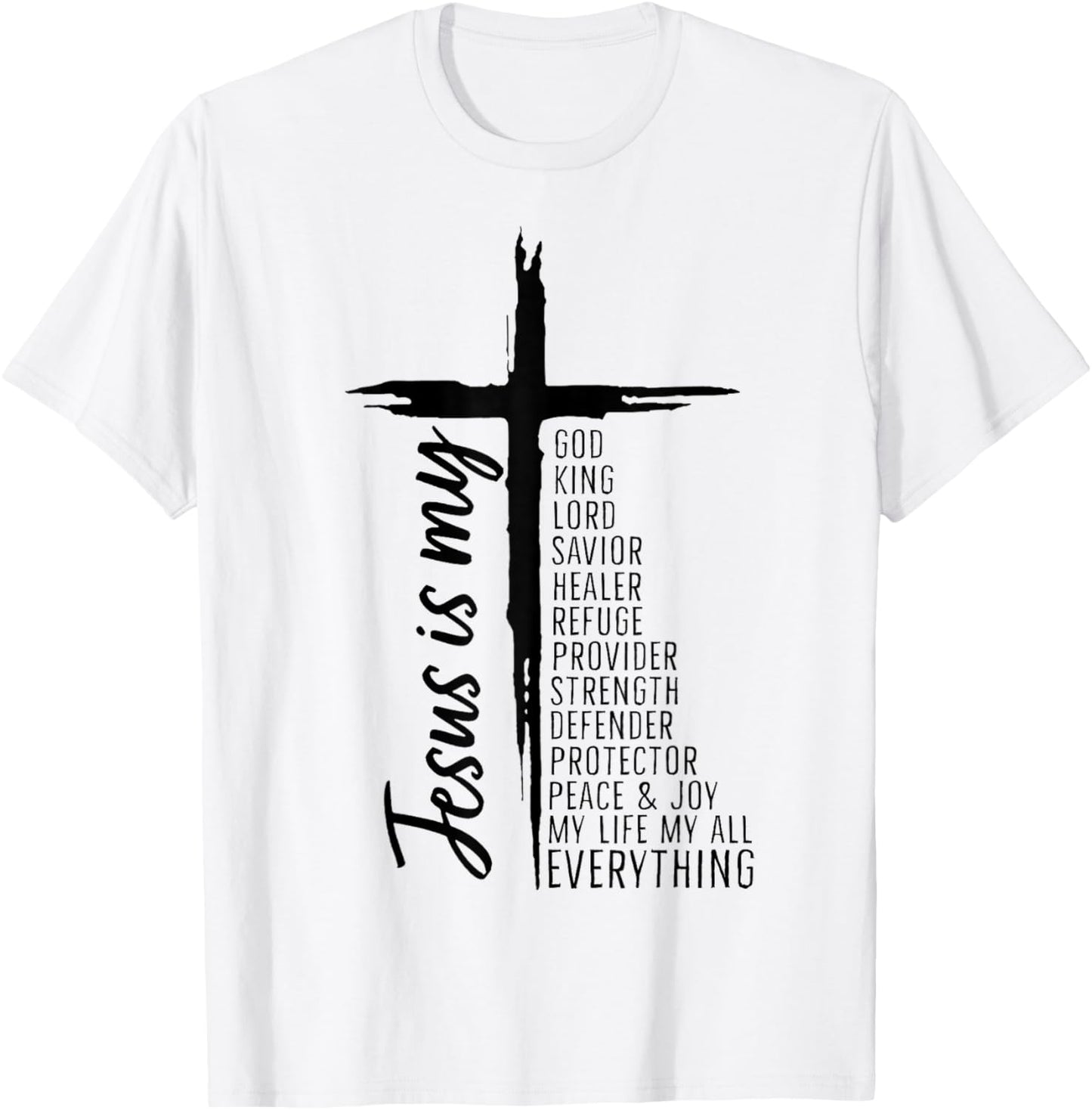 Cross Christian Christ Jesus Is My God King Lord And Savior
