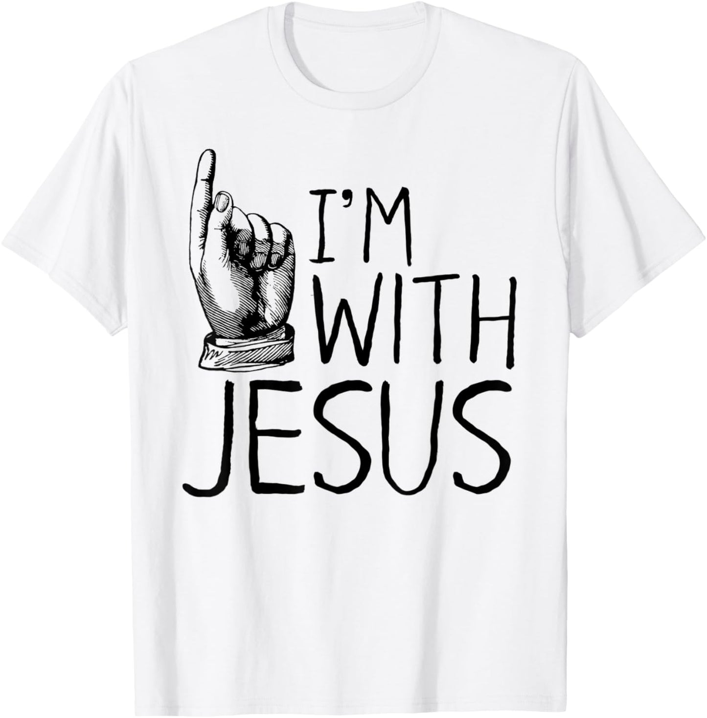 I'm with Jesus   Christian Clothing