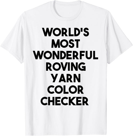 World's Most Wonderful Roving Yarn Color Checker