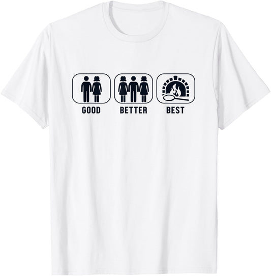 Mens Good Better Best Pizza Chef Baker Pizzaiolo Pizza Maker