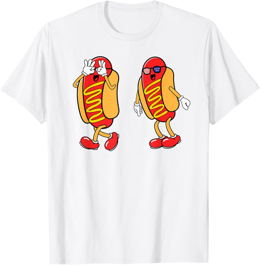 Hot Dog Griddy Dance Hotdog 4Th Of July Boys Kids Toddler