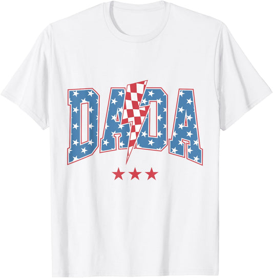 Mama Dada Mini 4th of july American Family Matching Tees