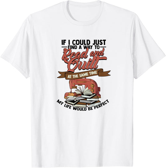 If I could just find a way to read & quilt - Wine and yarn