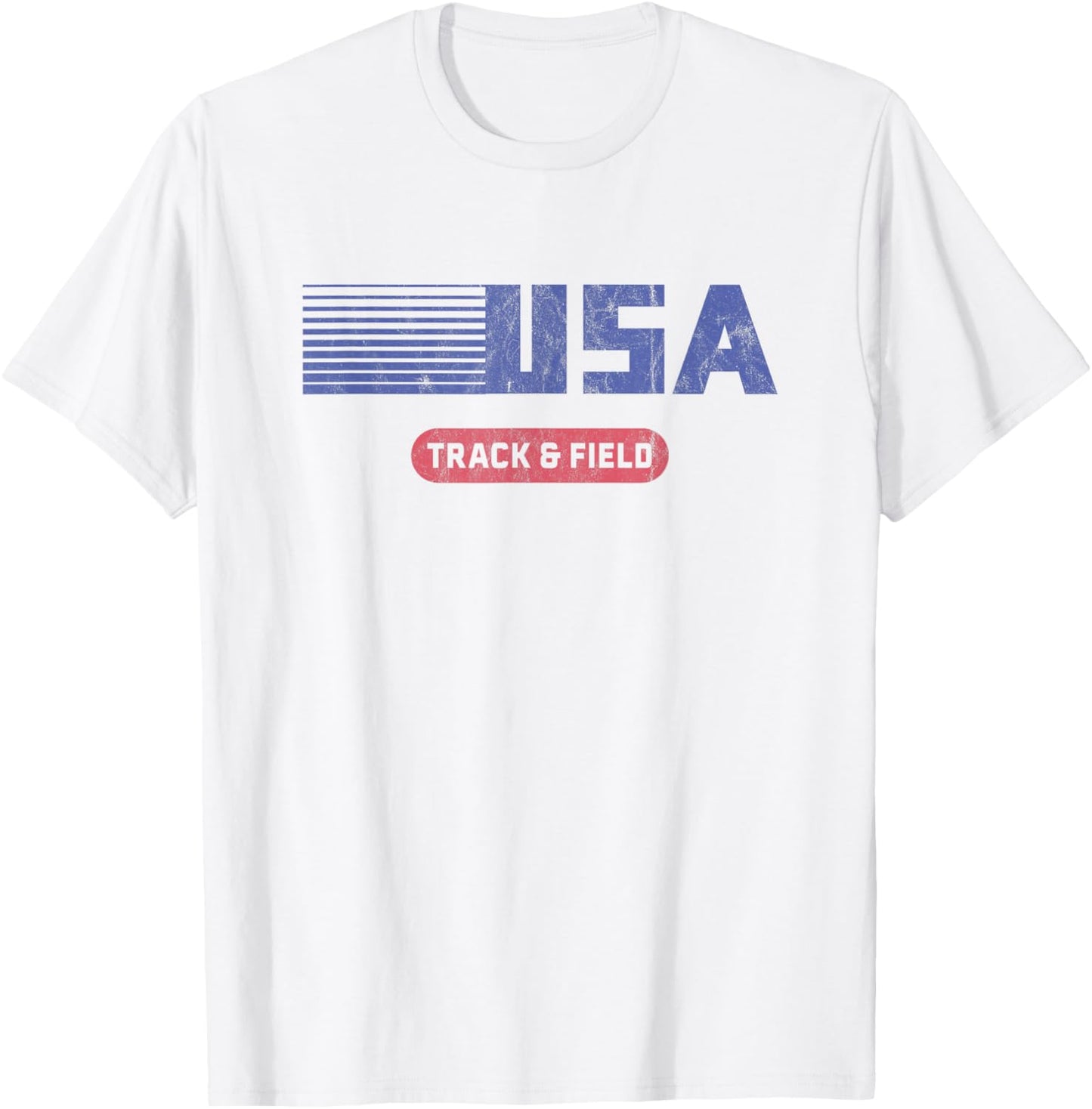 Retro Usa 2020 Team American Track Field Vintage