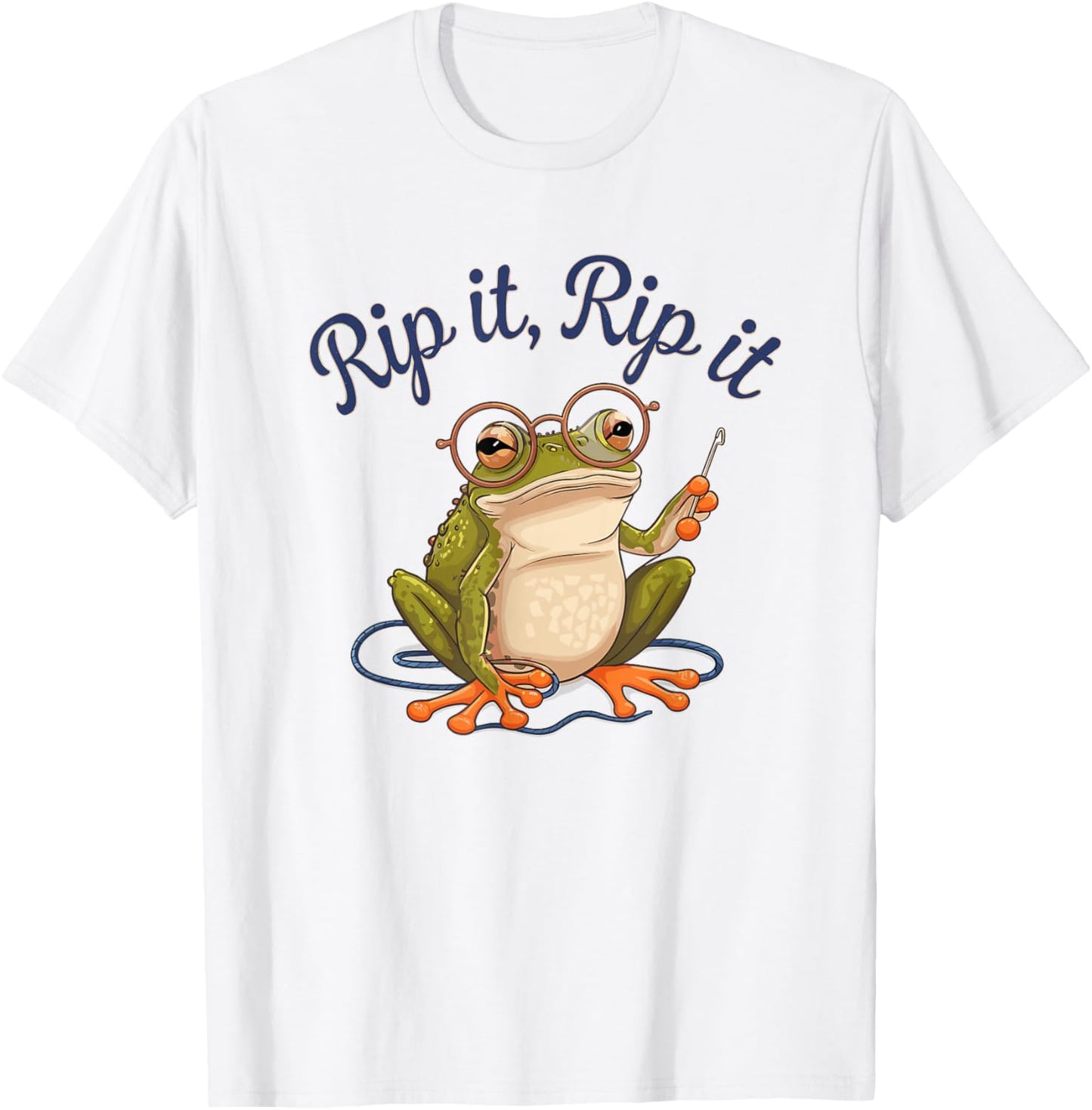 Crochet Frog Yarn Knitting Crafting Hobby Frogging Rip It