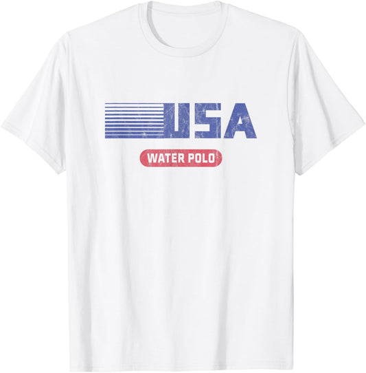 Retro Usa 2020 Team American Water Polo Vintage