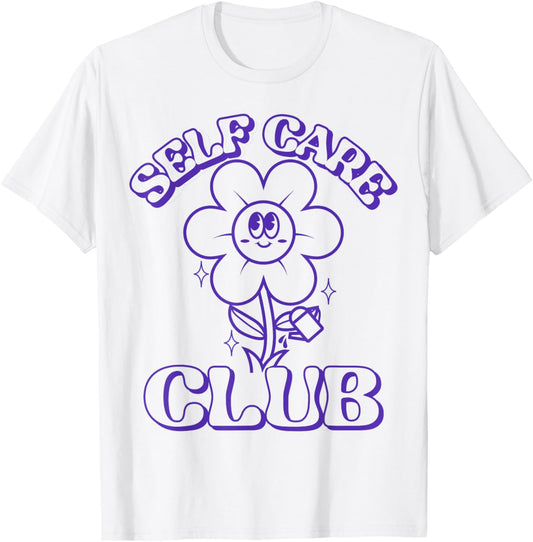 Self Care Club Retro 90s Flower Self Love Aesthetic