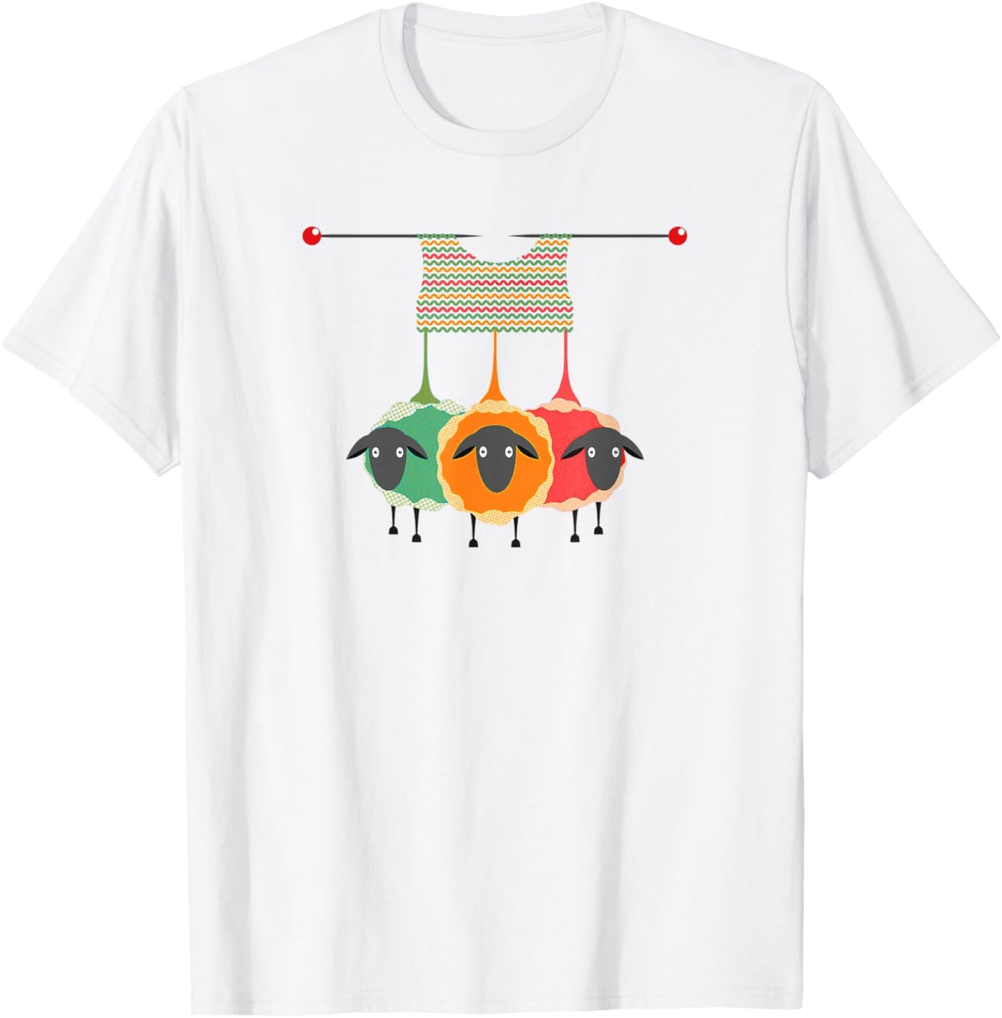 Funny Knitting Knitters Yarn Gift Idea T-Shirt