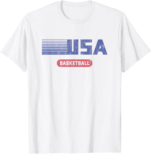Retro Usa 2020 Team American Basketball Vintage