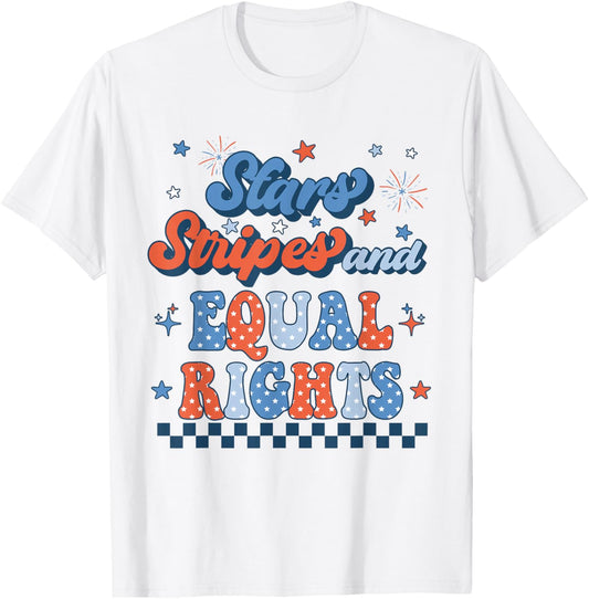 Stars Stripes And Equal Rights 4Th Of July Womens Rights