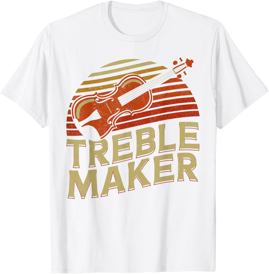 Violin Violinist Pun Treble Maker