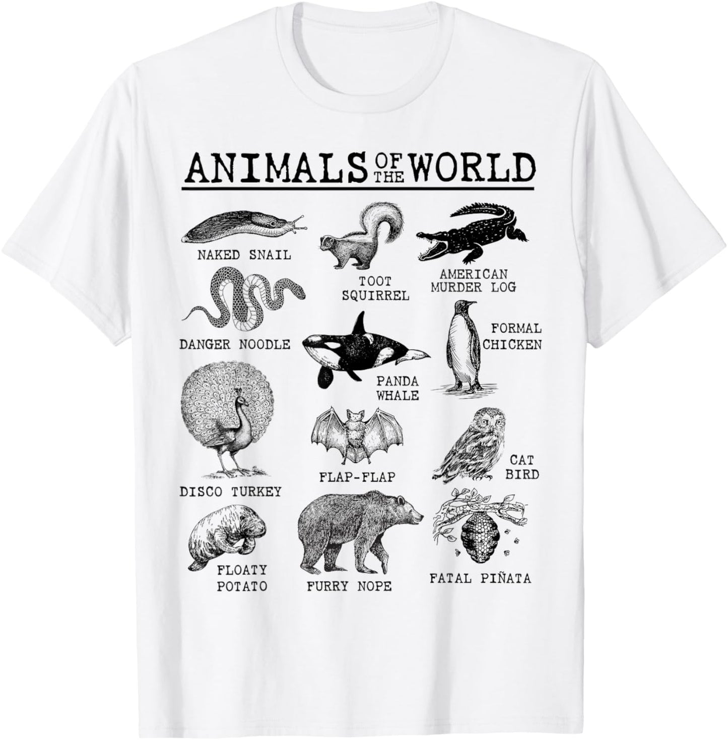 All Animals of the World   Vintage Funny Animal Meme Name