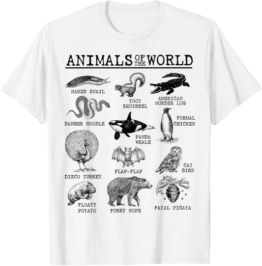 All Animals of the World   Vintage Funny Animal Meme Name
