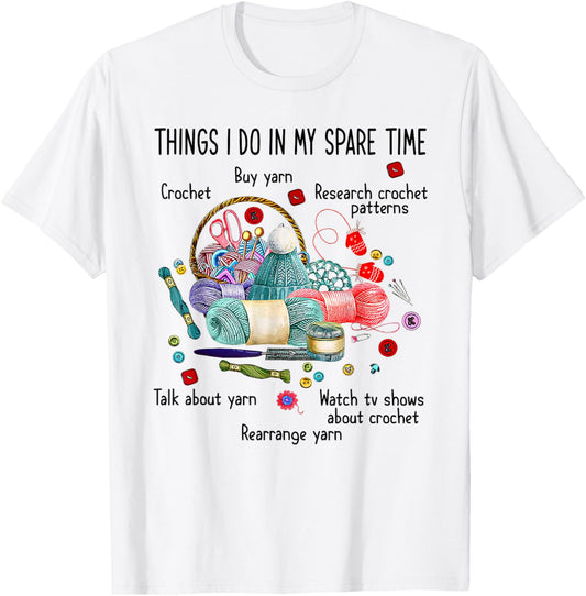 Things I do in my spare time crochet buy yarn