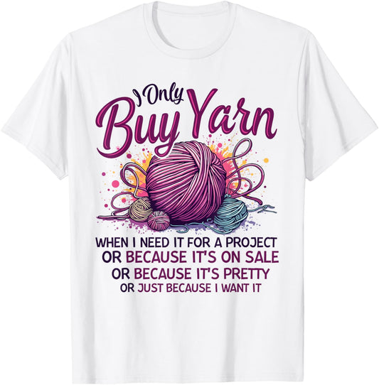 Crochet saying yarn crocheting women