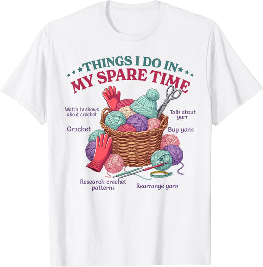 Things i do in my spare time crochet talk about yarn