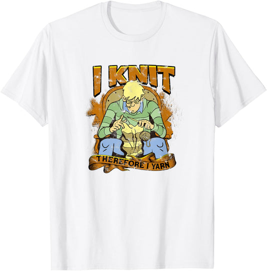 I knit, therefore I yarn - Knitting