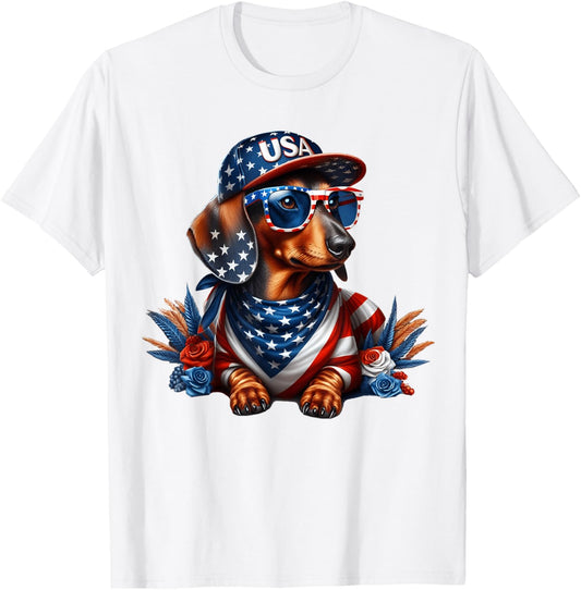 Dachshund 4Th Of July Patriotic Dog Dachshund Fourth Of July