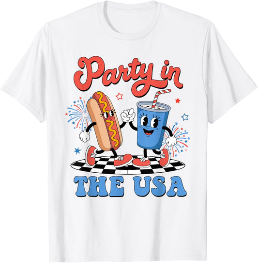 Party In The Usa 4Th Of July America Independence Girl Women