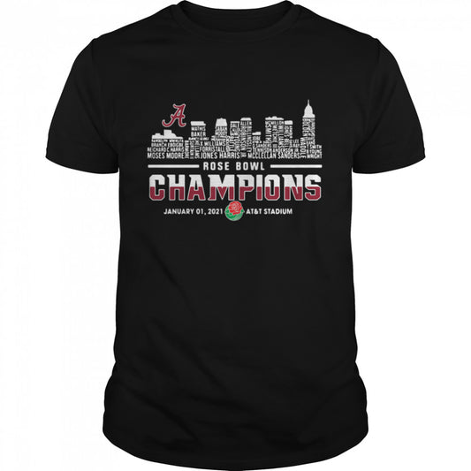 Alabama Crimson Tide rose Champions january shirt