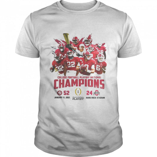 Alabama crimson college football playoff national champions 2021 shirt