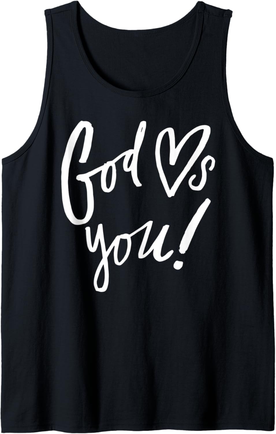 God Loves You   Christian Clothing Tank Top
