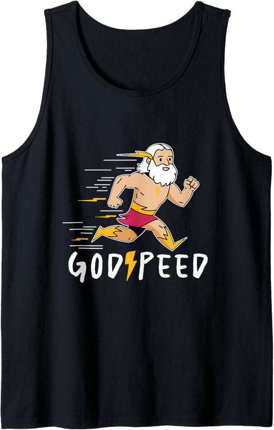 Funny For Luck Godspeed Good Luck Tank Top