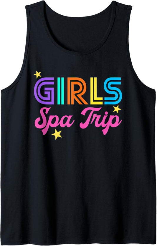 Girls Spa Trip Matching Bachelorette Squad Vacation Tank Top