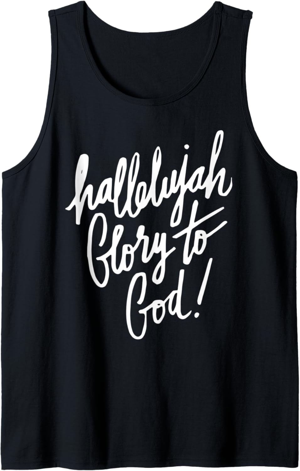 Hallelujah   Christian Clothing Tank Top