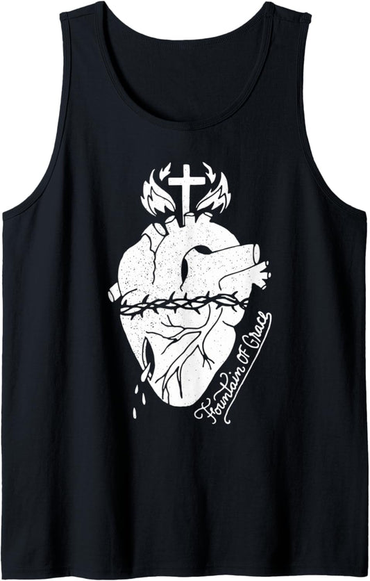 Fountain of Grace   Christian Clothing Tank Top