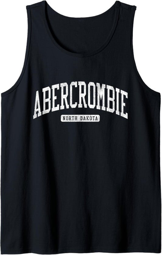 Abercrombie North Dakota ND JS03 College Univesity Style Tank Top