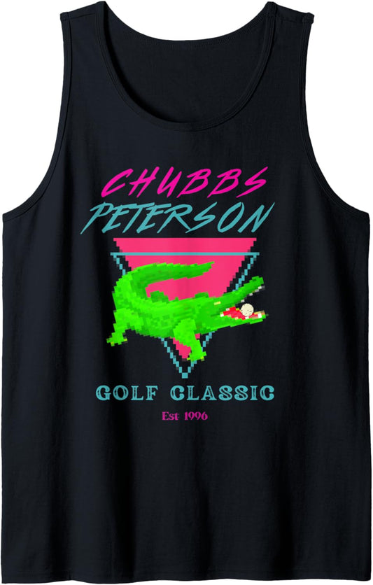 Funny Chubbs Peterson 90s Retro Golf Classic Alligator 1996 Tank Top