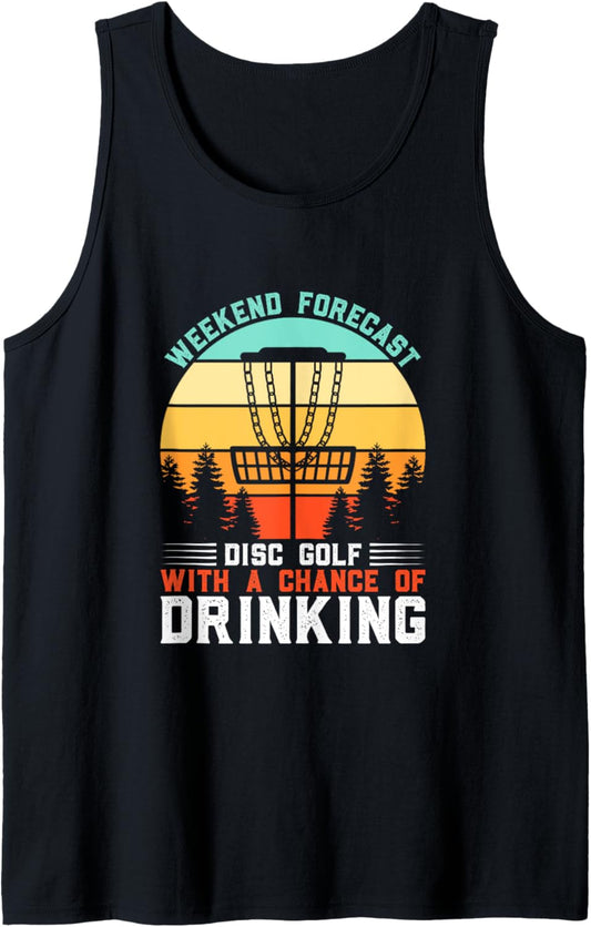 Funny Disc Golf Design For Men Women Disc Golf Lover Tank Top