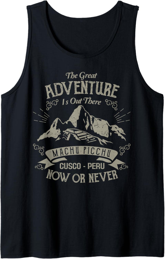 Vintage Peru Shirt Cusco Machu Picchu Llama Jersey Souvenir Tank Top