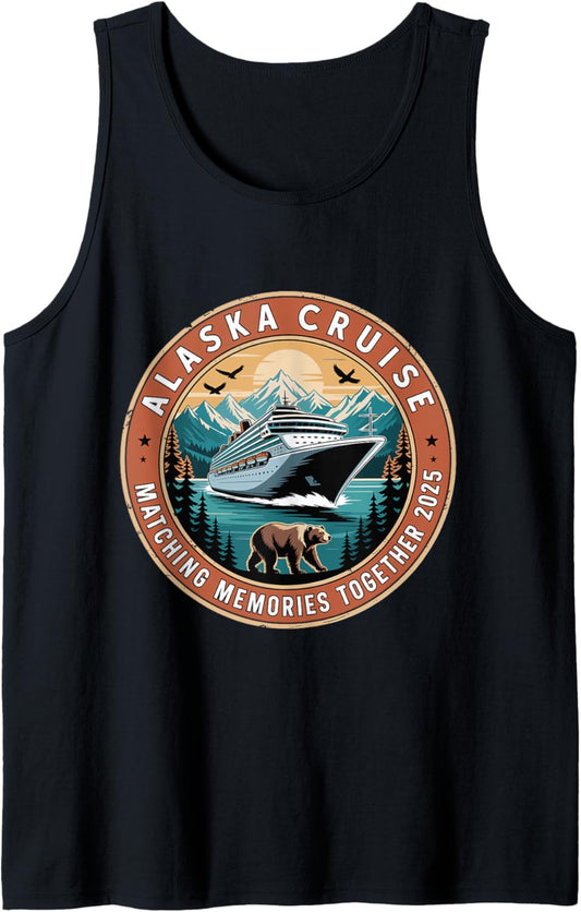 Cruisin Together Alaska 2025 Matching Group Tank Top