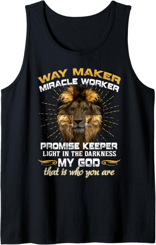 Way maker miracle worker t shirt Tank Top