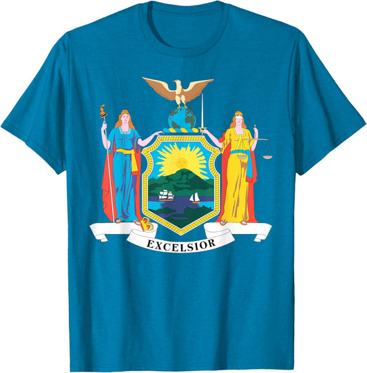 New York Ny State Flag Usa T Shirt