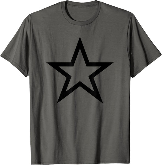Black Star Y2K Aesthetic Gorpcore Aesthetic Retro Vintage 90